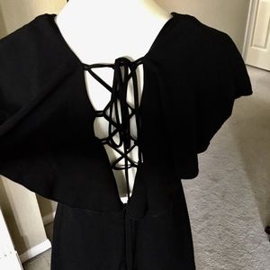 Lulu's Dresses - Lulu’s Tenderly Tangled Black Lace-up Dress Lulu's Dresses - Lulu’s Tenderly Tangled Black Lace-up Dress